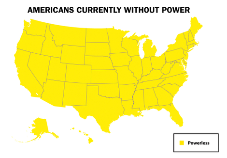 Illustration for article titled Millions Without Power Following Election